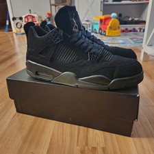 Air Jordan 4 Retro 'Black Cat' 2020 Mens Size 11
