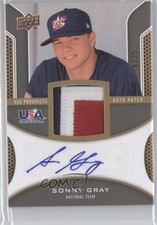 2009 Upper Deck Signature Stars USA Prospects 19/25 Sonny Gray Patch Auto 2u8