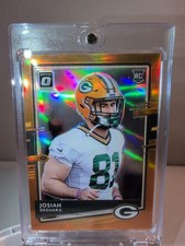 2020 Donruss Optic Josiah Deguara #142 Orange Prizm /199