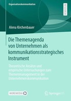 Die Themenagenda Von Unternehmen Als Kommunikationsstrategisches Instrument Buch