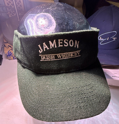 Jameson Irish Whiskey Green Visor Hat Distillery Advertising