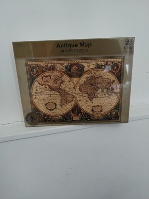 ANTIKE WELTKARTE 1000 TEILE M&S MARKS & SPENCER PUZZLE PRELOVE WELTKARTE