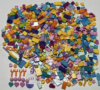 500 Lego Lot Tiny Pieces Bricks Plates Friends Hair Bows Girls Princess 633