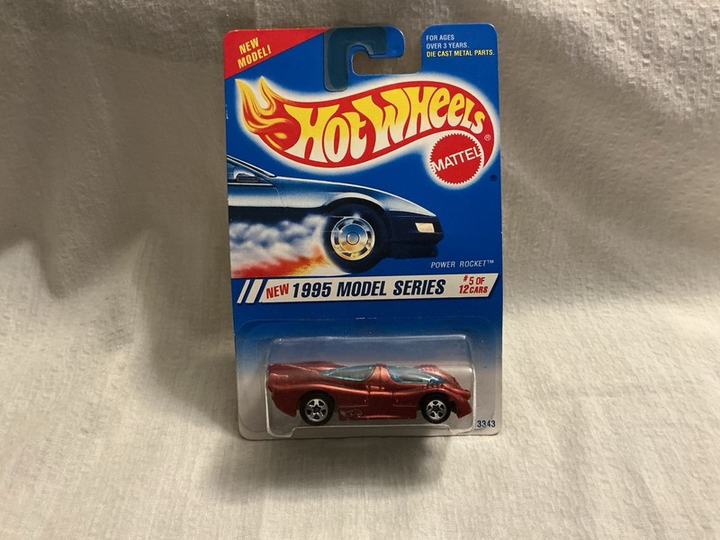 Hot Wheels 🛞, 1995 Model Series 🌟POWER ROCKET🌟, #5 Of 12 Cars