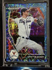 2021 PANINI PRIZM DRAFT PICKS #145 GRIFF McGARRY AQUA BLUE LAZER PRIZM (RC)