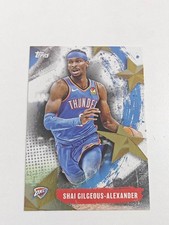 2025 Topps Flagship Shai Gilgeous Alexander Thunder Stars of NBA Insert