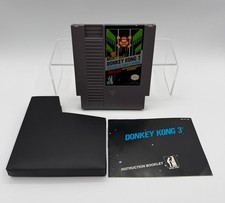 DONKEY KONG 3 NES with Manual ~Authentic, Cleaned & Tested~ NES0019