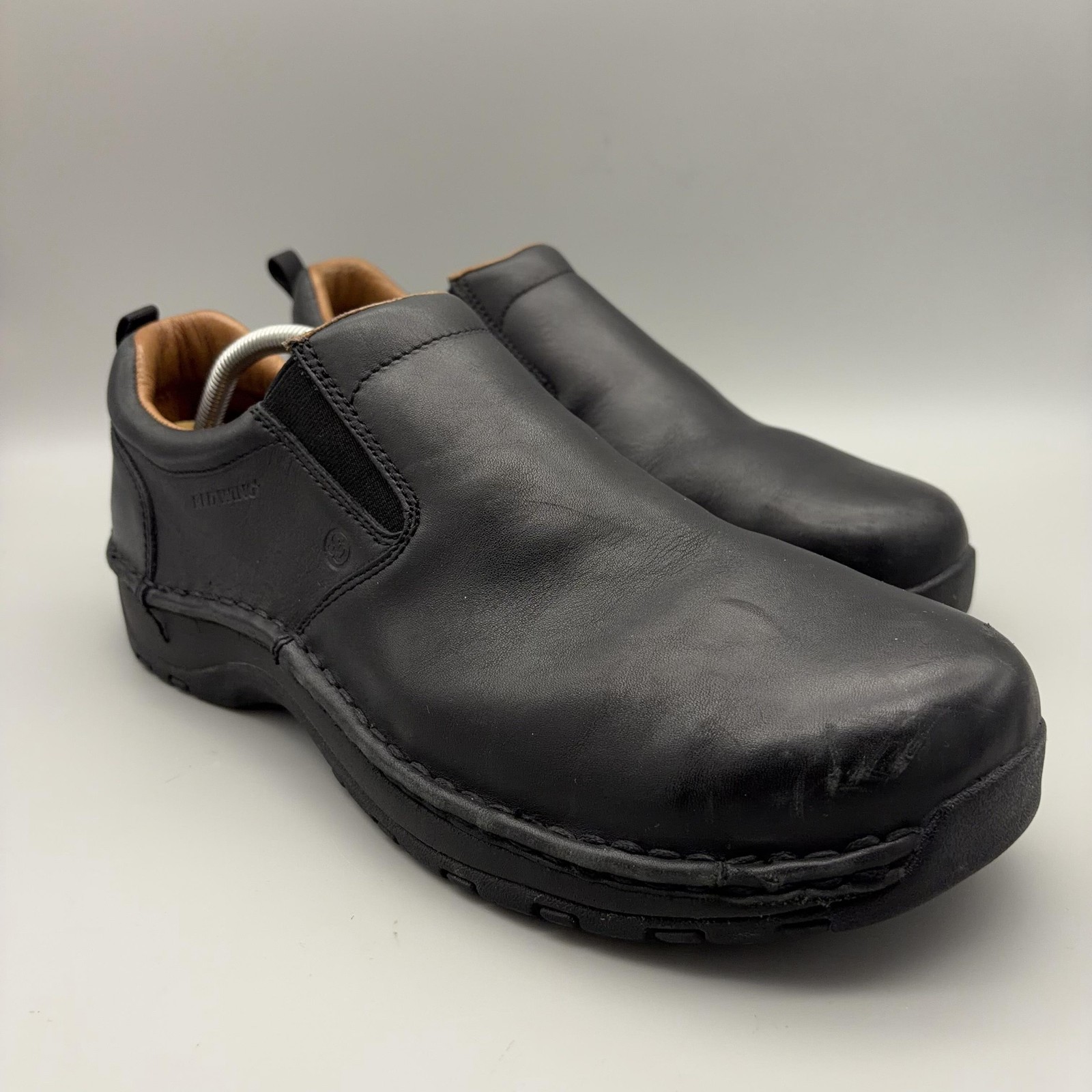 Red Wing Shoes Mens Size 10.5 Black Leather Safety Work Slip Resistant 6700