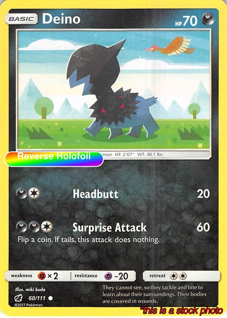 Deino [Pokemon SM04 - 60/111] Reverse Holofoil