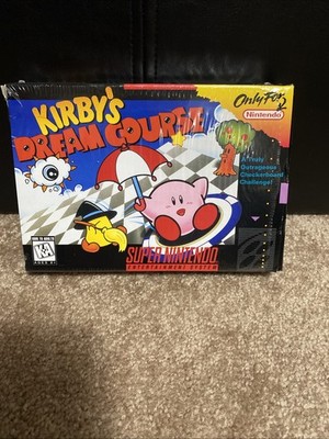 Kirby's Dream Course Super Nintendo SNES, Includes Manual, Box, and Instructions