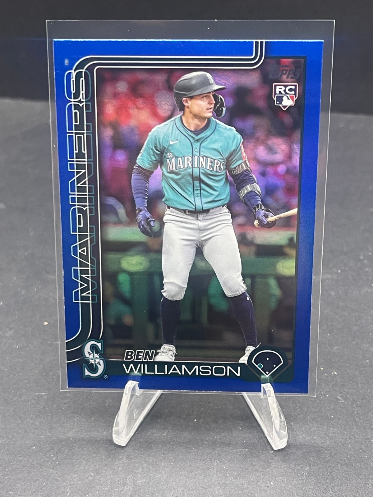 BEN WILLIAMSON 2025 TOPPS UPDATE BLUE RAINBOW FOIL RC #US-130, SN 147/150 NEW