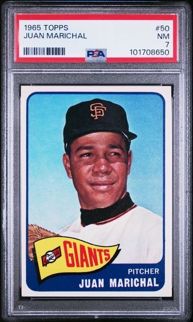1965 Topps #50 Juan Marichal PSA 7 NEAR MINT!!