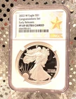 2022 W American Silver Proof Eagle NGC PF 69 Ultra Cameo 6564785-011