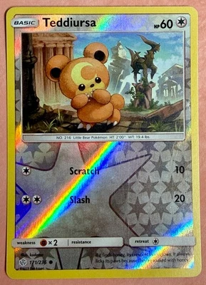 Teddiursa Pokémon TCG Cards for sale | eBay
