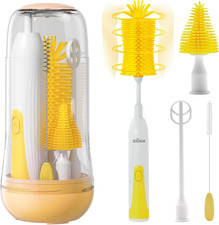 Electric Bottle Brush Cleaner, Portable Electric Baby Bottle Brush Cleaner for T
