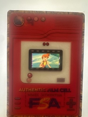 Pokemon 35mm Authentic Film Cell FSA Misty Close Up Movie Display Rare