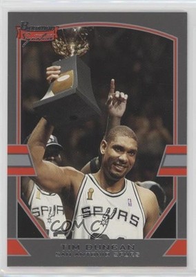 2003-04 Bowman Signature Silver 106/249 Tim Duncan #40 HOF s7f