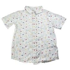 Boys size 7, Milkshake, lightweight cotton short sleeve shirt, cars, GUC