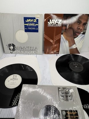 Jay-Z Big Pimpin  - Hard Knock Life - City Is Mine -  12 Inch Single Vinyl Lot 3