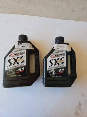 Maxima SXS 100% Synthetic Engine Oil 5W-40 1 liter 30-46901 (2 FOR $32) NOS OilS