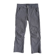 Prana Halle Hiking Pants Coal Gray Stretch Roll Up Women's Size 8 Outdoor