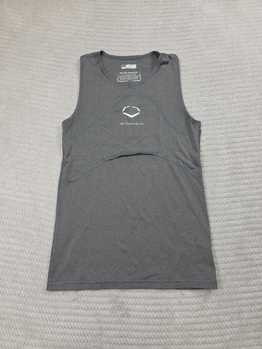 Evo Shield Shirt Mens Medium Gray Sleeveless Tank Compression