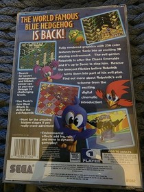 Sonic 3D Blast Sega Saturn, 2000 CIB W/ Registration Card Disc Is FLAWLESS RARE