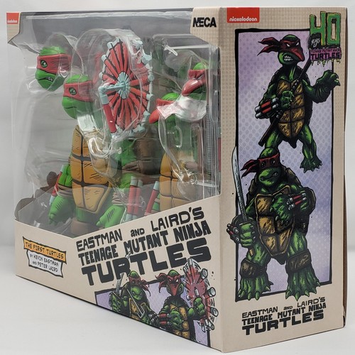 NECA SDCC 2024 TMNT Eastman & Laird First Turtles Action Figure 2-Pack Exclusive - Picture 8 of 23