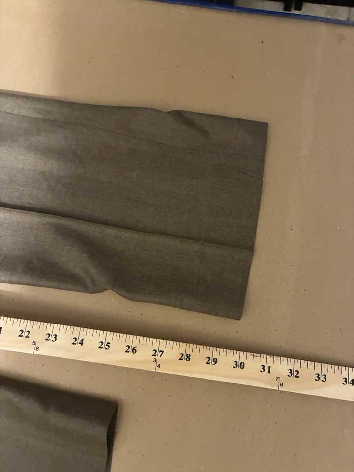 JB Britches Men Dress Pants 34x30 Brown Wool Straight Leg Business Formal - Image 4 of 4