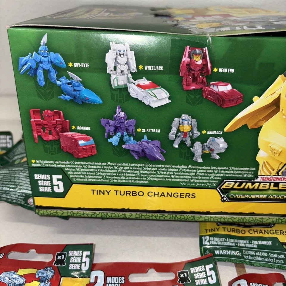 Transformers Bumblebee Cyberverse Set Of 12 Tiny Turbo Changers Series 5 New - Image 3 of 3
