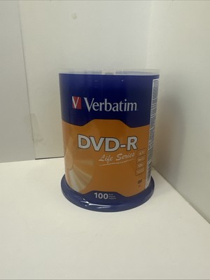 Verbatim Life Series 97177 16x DVD-R Silver 100/Pack 49088