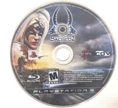 Sacred 2: Fallen Angel (Sony PlayStation 3, 2009)*DISC ONLY* NO CASE NO TRACKING