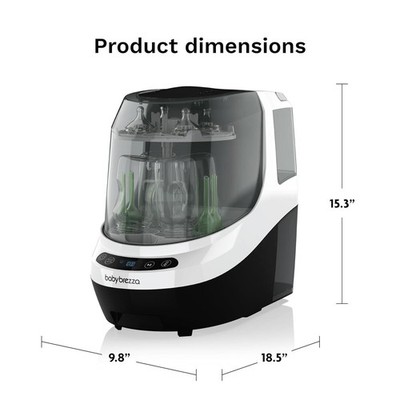Baby Brezza Bottle Washer Pro | Kills 99.9% 6-IN-1 Functionality