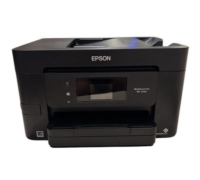 Epson Workforce Pro WF-3720 Color Printer Printer Ink Not Working Black Cable
