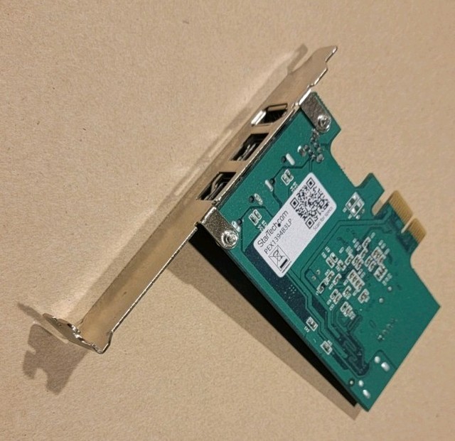StarTech PEX1394B3 3-Port FireWire 800/400 PCIe Card