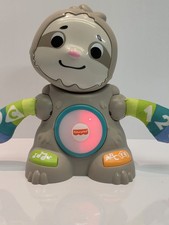 Fisher Price Linkimals Smooth Sloth Songs Sounds Phrases Interactive Toy WORKS