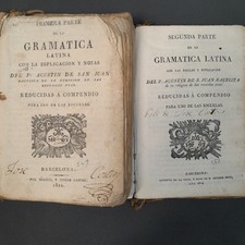 L-6373. Grammar Latina. P.Agustin Of S. Juan Bautista. First And Second Part