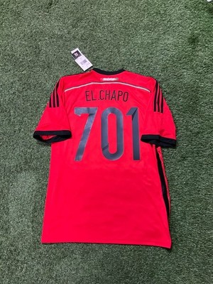 Mens Large L 2014 World Cup adidas Mexico Away Soccer Jersey