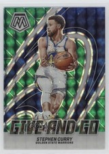 2023-24 Panini Mosaic Give and Go Green Mosaic Prizm Stephen Curry #1 ru7