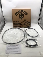 Mofun Throttle & Idle Cable Kit & Clutch Cable & Non ABS Hydraulic Front 12/14
