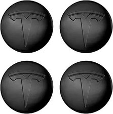 4 PCS Wheel Center Hub Cap Sticker for Model 3 / Model Y, Wheel Rim Cover 2.2  