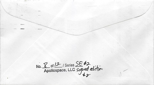 APOLLO 13 FRED HAISE COUVERTURE SIGNÉE AVEC GRANDE PIÈCE APOLLO 13 VOLÉ KAPTON FOIL - Photo 2/7
