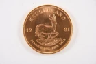 1981 Gold Krugerrand 1 oz — photo from another recent sale