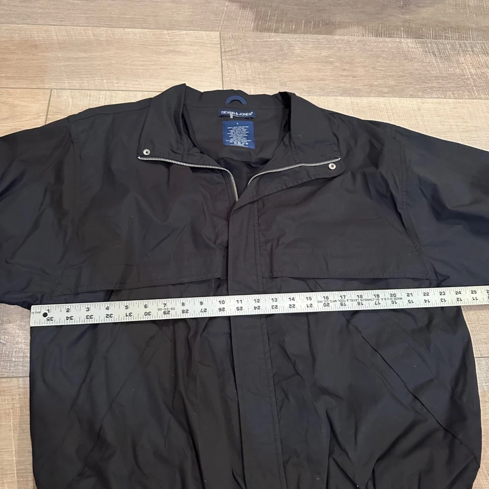 DEVON & JONES MENS BLACK JACKET COAT NWOT LARGE - Image 3 of 4