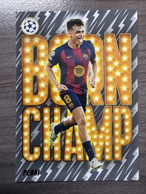 Topps 2026 Born Champ Pedri BC-4 FC Barcelona UEFA Champions