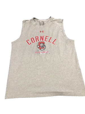 Cornell Big Red Tank Top Shirt Men's Size M NCAA Ivy League Under Armour