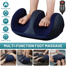 Foot Leg Massager Machine Shiatsu Kneading Pain Relief Blood Circulation Booster