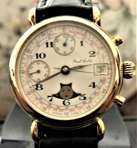 Orologio Paul Andre' Cronografo Valjoux 7768 Fasi Lunari Chronograph  Moonphases | eBay