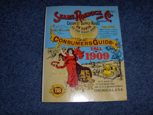 VINTAGE 1909 SEARS ROEBUCK AND CO. CONSUMERS GUIDE REPRODUCTION**FREE SHIPPING** - Picture 4 of 7