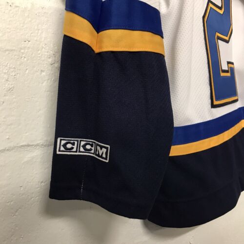 Al MacInnis St Louis Blues Autographed CCM Away Jersey with Inscription Size M - Picture 4 of 10